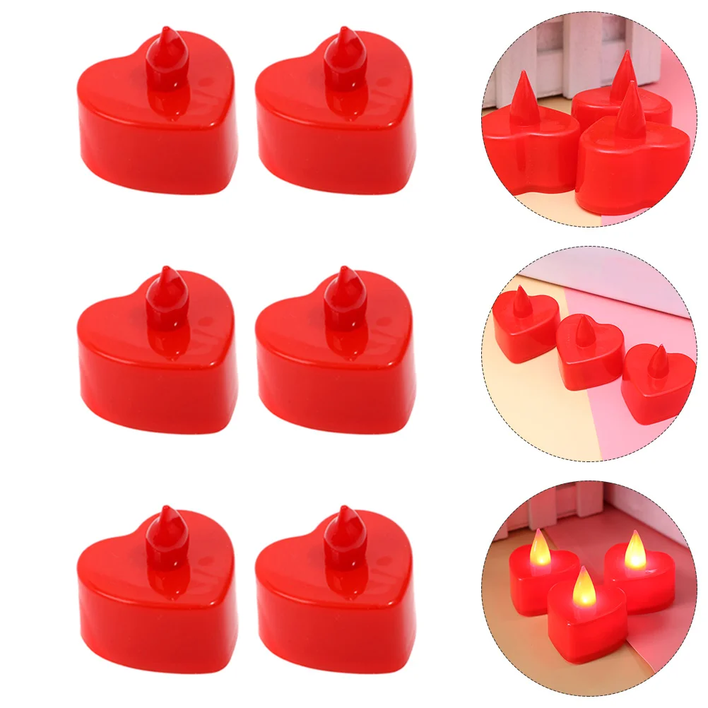 Heart Shaped Electronic Lamp Love Tea Light LED Electric Romantic Lights Lamps 
Heart Shaped Electronic Lamp Love Tea Light LED Electric Romantic Lights Lamps