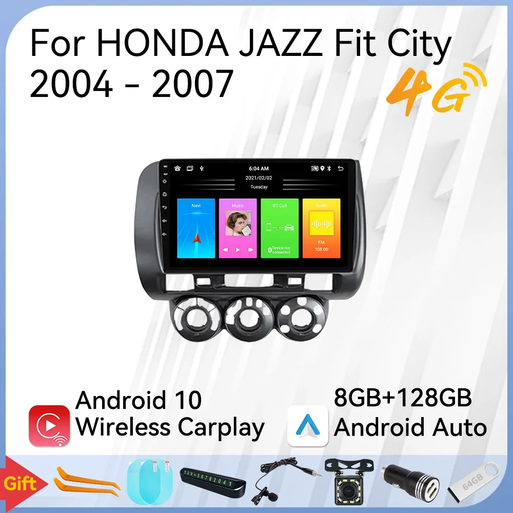 2 Din Android Car Radio for HONDA JAZZ Fit City 2004-2007 Multimedia Central control Video Player WIFI GPS Navigation Head Unit
2 Din Android Car Radio for HONDA JAZZ Fit City 2004-2007 Multimedia Central control Video Player WIFI GPS Navigation Head Unit