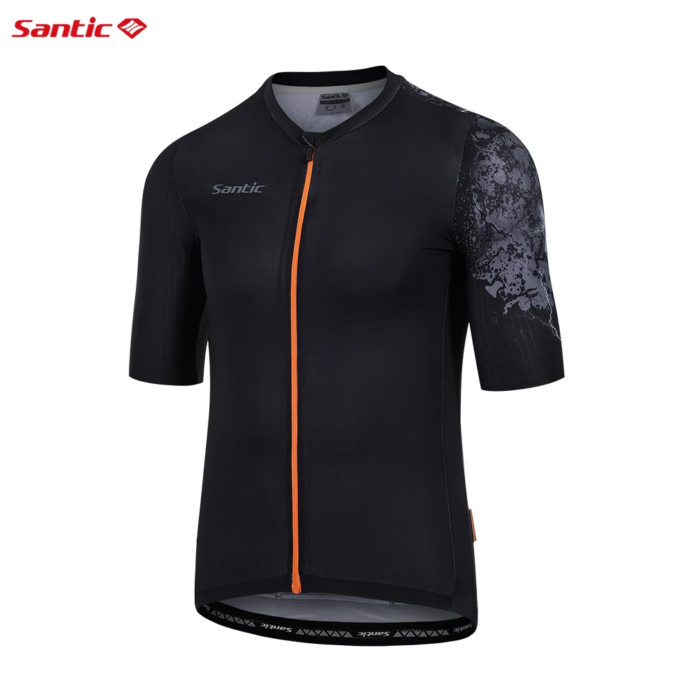 

Футболка Santic мужская с коротким рукавом, Спортивная дышащая быстросохнущая одежда для велоспорта, летняя одежда