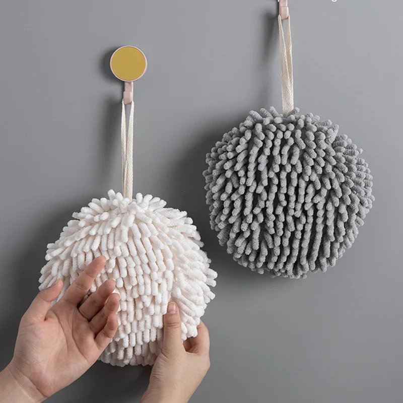 Soft Chenille Hand Towel Ball Super Absorbent Hanging Wipes Cloth Plush Sponge Microfiber Towels Bathroom Kitchen Accessories
Soft Chenille Hand Towel Ball Super Absorbent Hanging Wipes Cloth Plush Sponge Microfiber Towels Bathroom Kitchen Accessories