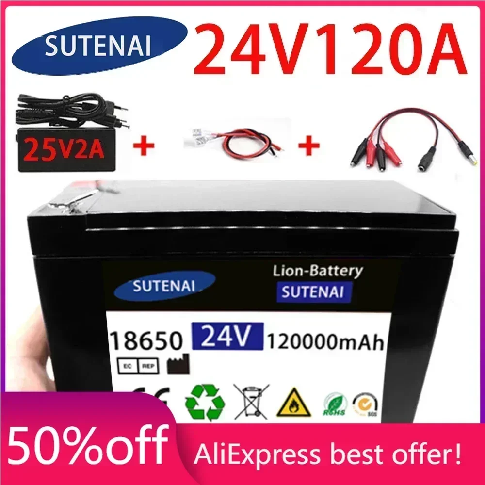 24v 120A Li Ion 18650 Battery Electric Vehicle Lithium Battery Pack 21V- 25V 35Ah 120Ah Built-in BMS 30A High Current
24v 120A Li Ion 18650 Battery Electric Vehicle Lithium Battery Pack 21V- 25V 35Ah 120Ah Built-in BMS 30A High Current
