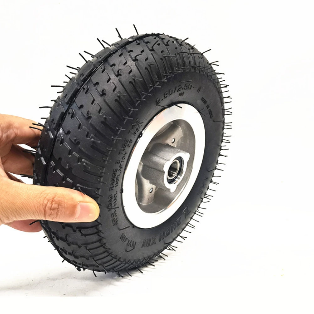 2,80/2,50-4 внутренняя трубка шины колеса с ободом для электромобилей скутеров 
2,80/2,50-4 внутренняя трубка шины колеса с ободом для электромобилей скутеров