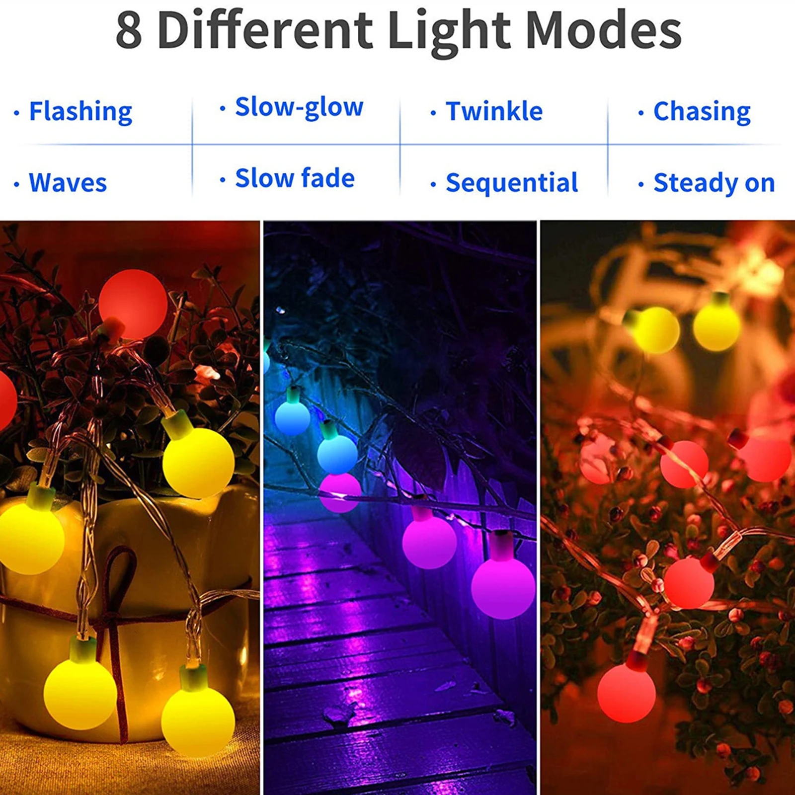New Solar Waterproof LED Light String Garden Decoration LED String Lights Outdoor Festival Christmas Party Decorative Lights
New Solar Waterproof LED Light String Garden Decoration LED String Lights Outdoor Festival Christmas Party Decorative Lights