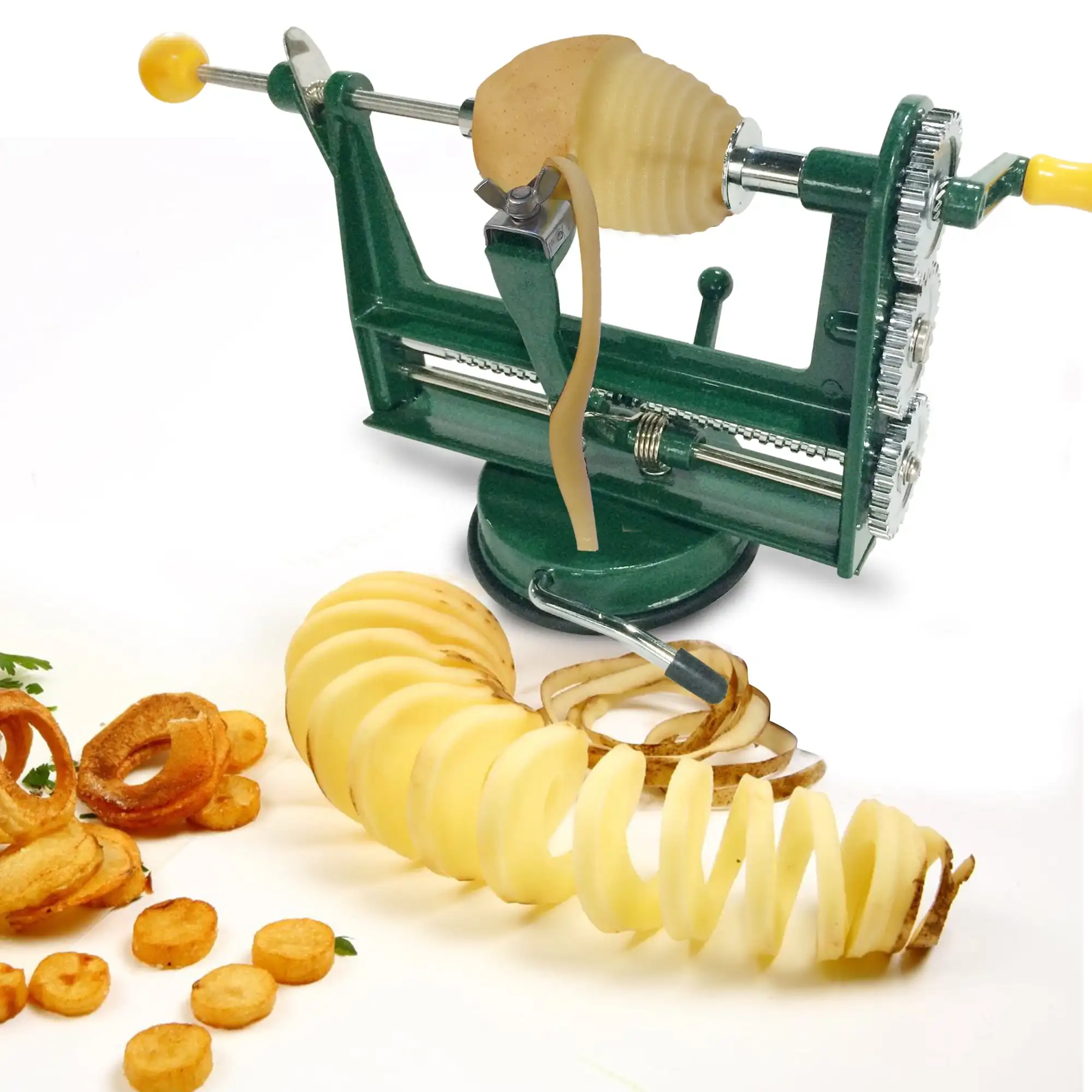 Manual Crank Produce Peeler, Stainless-steel Blade, Steel Produce Peeler, Orange Peeler, Suction Cup Peeler
Manual Crank Produce Peeler, Stainless-steel Blade, Steel Produce Peeler, Orange Peeler, Suction Cup Peeler