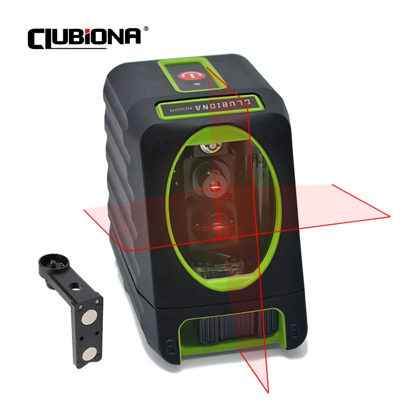 

CLUBIONA 635nm Red Beam Laser Level Vertical and Horizontal Cross Line Self-leveling Portable Diagnostic Tool Fall Protection