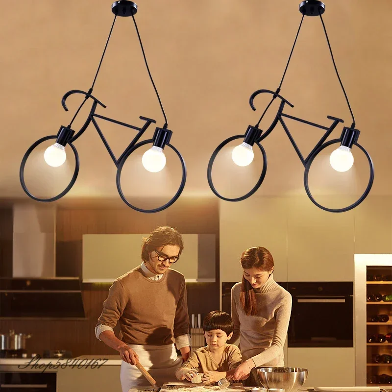 Retro Hanging Lamp Pendant Living Room Home Decor Iron Bicycle Pendant Lights Clothing Shop Bar Lights Luminaire Kitchen Fixture
Retro Hanging Lamp Pendant Living Room Home Decor Iron Bicycle Pendant Lights Clothing Shop Bar Lights Luminaire Kitchen Fixture