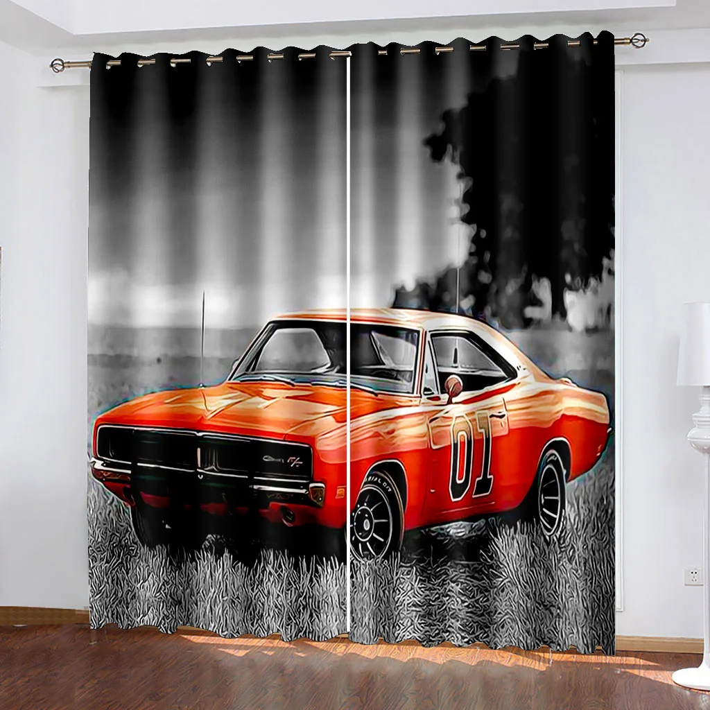 Trendy City Sports Car Scenery 3D Printing Semi Sunshade Curtain Suit Polyester Fabric Washable Bedroom Hook Accessories
Trendy City Sports Car Scenery 3D Printing Semi Sunshade Curtain Suit Polyester Fabric Washable Bedroom Hook Accessories