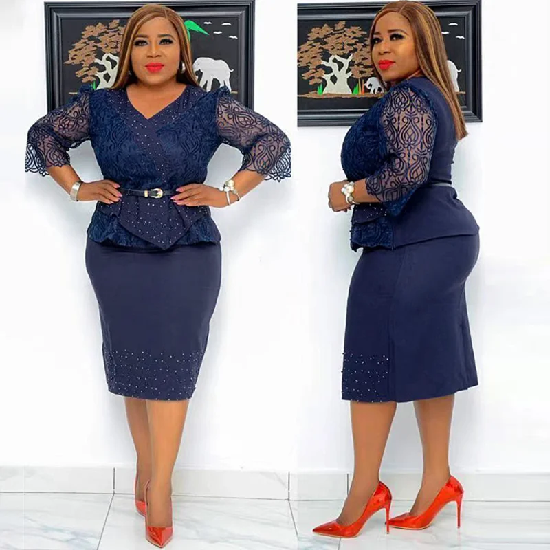 African Style Dress For Women 2023 Lace Sleeve Beads Slim Bodycon Gown Elegant Office Ladies Dress Party Dashiki Clothing
African Style Dress For Women 2023 Lace Sleeve Beads Slim Bodycon Gown Elegant Office Ladies Dress Party Dashiki Clothing