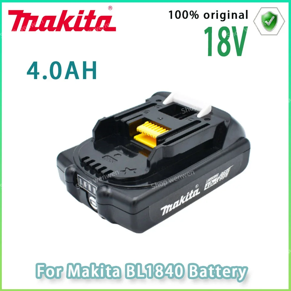 Makita Rechargeable 18V 4.0Ah Li-Ion Battery For Makita BL1830 BL1815 BL1860 BL1840 194205-3 Replacement Power Tools Battery
Makita Rechargeable 18V 4.0Ah Li-Ion Battery For Makita BL1830 BL1815 BL1860 BL1840 194205-3 Replacement Power Tools Battery