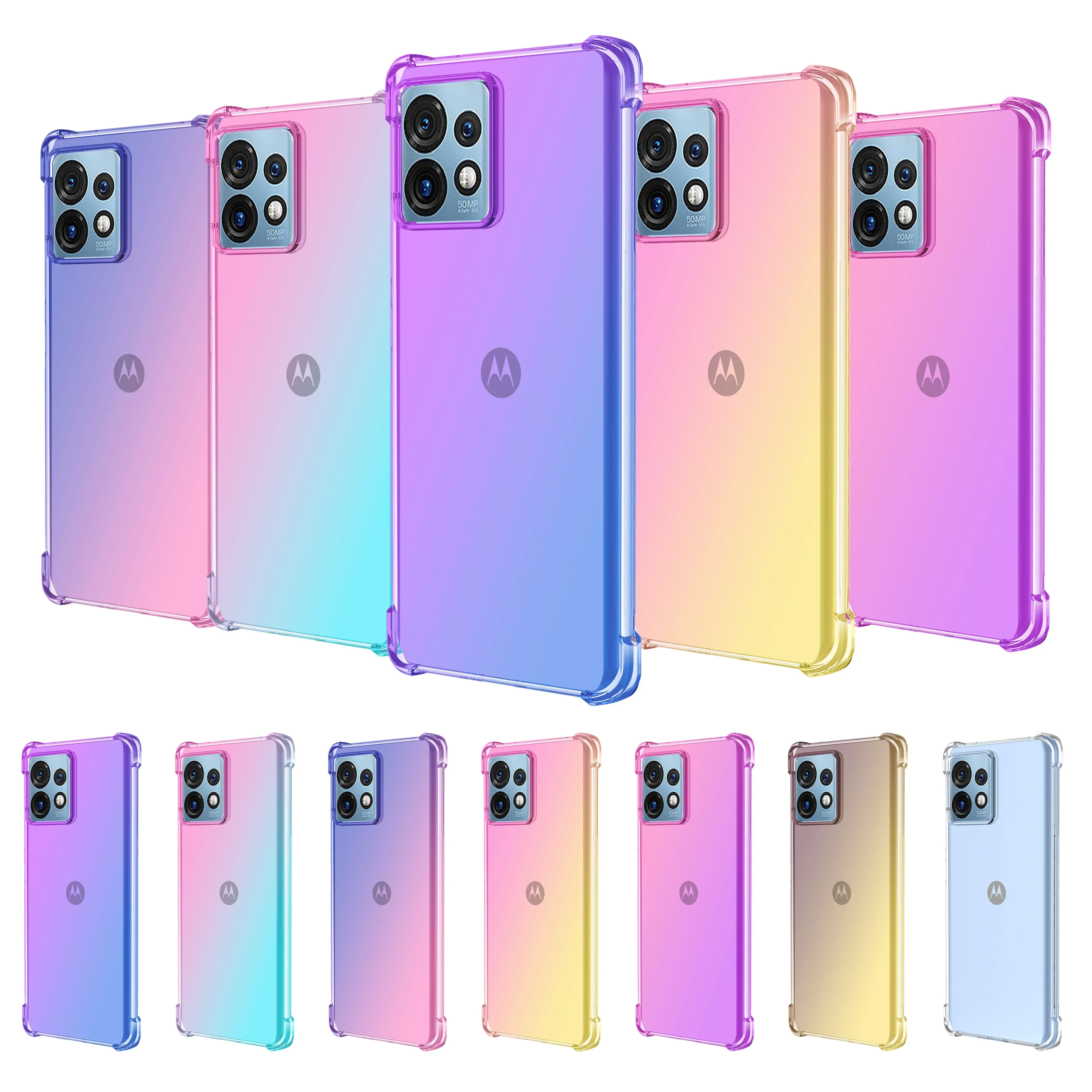 Case for Moto E13 E22 E32 X40 Cute Gradient Phone Slim Anti Scratch Flexible TPU Protective Cover Moto ThinkPhone 5G
Case for Moto E13 E22 E32 X40 Cute Gradient Phone Slim Anti Scratch Flexible TPU Protective Cover Moto ThinkPhone 5G