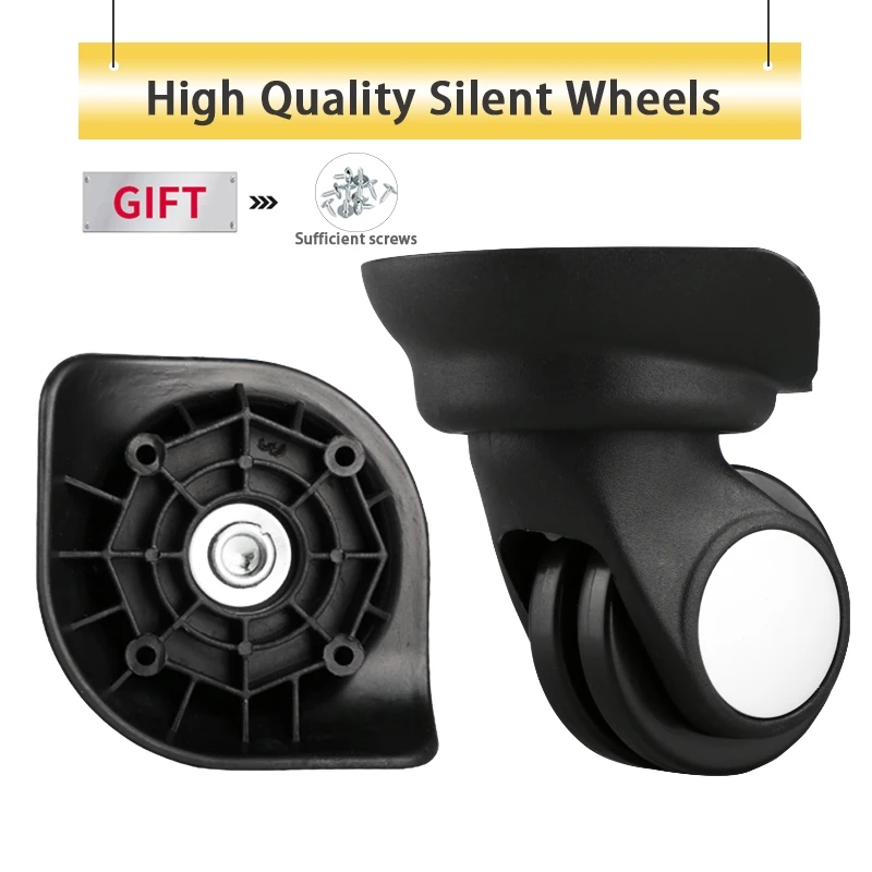 Black Luggage Trolley Box Universal Wheel Accessories Maintenance Plastic Box Hard Box Wheel Mute Wear-Resistant Caster Wheel
Black Luggage Trolley Box Universal Wheel Accessories Maintenance Plastic Box Hard Box Wheel Mute Wear-Resistant Caster Wheel