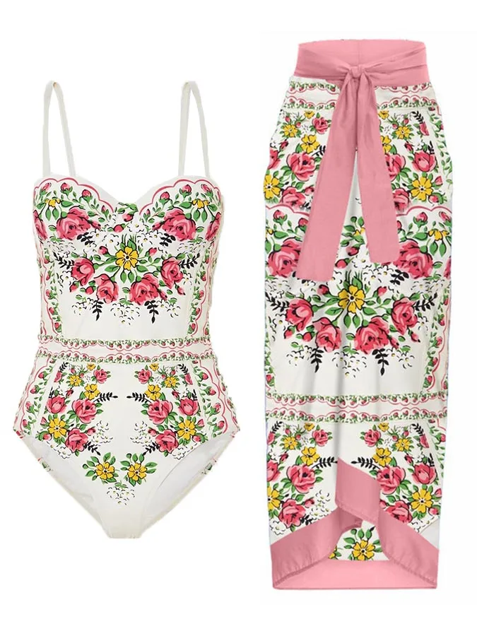 Sexy Printed Bikini Swimwear Women 2023 One Piece Swimsuit Bathing Suit and Cover Up Summer Beach Wear Swimming Biquini Luxury
Sexy Printed Bikini Swimwear Women 2023 One Piece Swimsuit Bathing Suit and Cover Up Summer Beach Wear Swimming Biquini Luxury