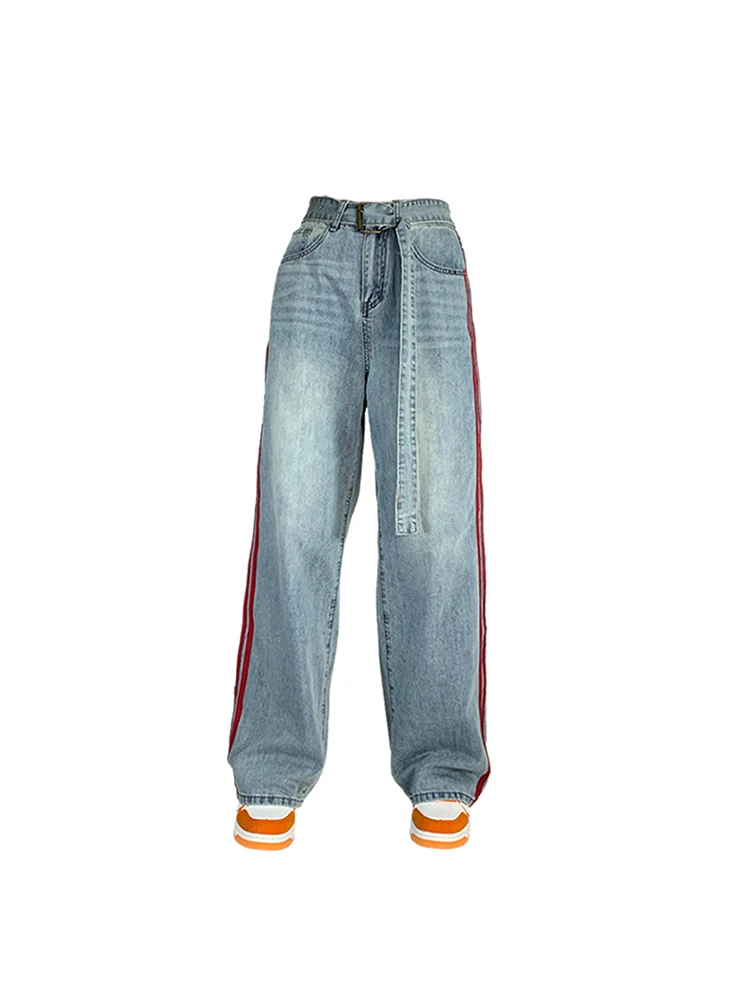 Women's Vintage Jeans Y2k Wide Leg Pants High Waist Jeans Harajuku Korean Streetwear Baggy Denim Trousers Blue Straight Jeans
Women's Vintage Jeans Y2k Wide Leg Pants High Waist Jeans Harajuku Korean Streetwear Baggy Denim Trousers Blue Straight Jeans