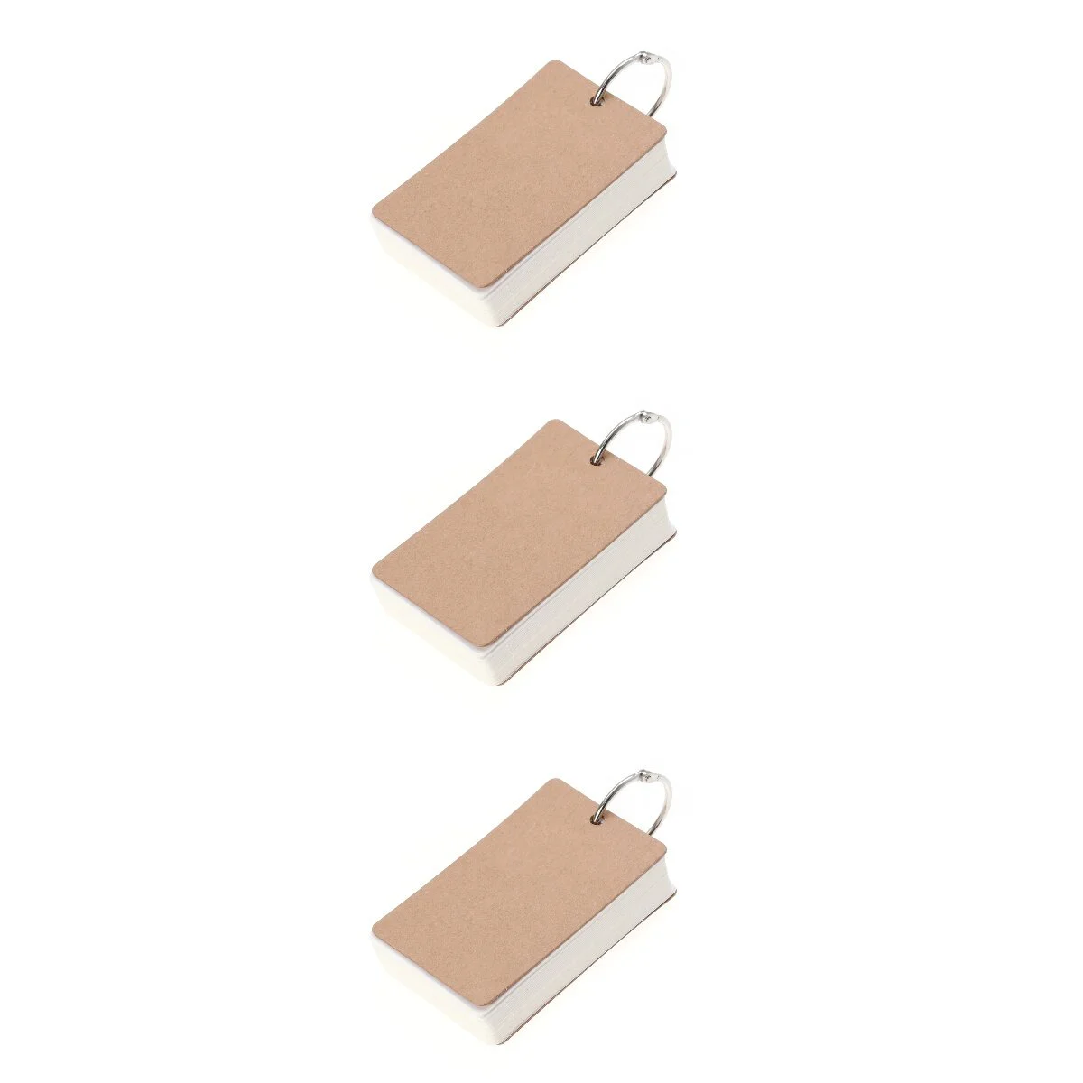 3pcs 300 Pages Binder Ring Easy Flash Kraft Paper Study Cards Blank Notepad DIY Greeting Index (White)
3pcs 300 Pages Binder Ring Easy Flash Kraft Paper Study Cards Blank Notepad DIY Greeting Index (White)