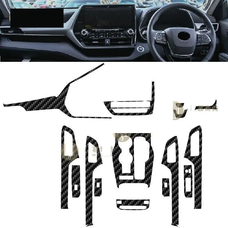 For Toyota Highlander 2020-2023 Car interior carbon fibre Film 5D PET Center console Anti scratch resist film Accessories refit
For Toyota Highlander 2020-2023 Car interior carbon fibre Film 5D PET Center console Anti scratch resist film Accessories refit
