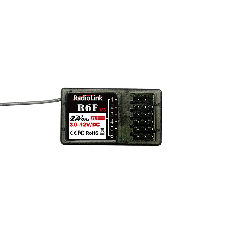 Радиоконтроллер Radiolink R6F V3 / R6FG V4 Gyro 2,4G 6-канальный приемник для RC4GS RC6GS T8FB T8S Радиоуправляемый гусеничный Дрифтинг детали «сделай сам»
Радиоконтроллер Radiolink R6F V3 / R6FG V4 Gyro 2,4G 6-канальный приемник для RC4GS RC6GS T8FB T8S Радиоуправляемый гусеничный Дрифтинг детали «сделай сам»