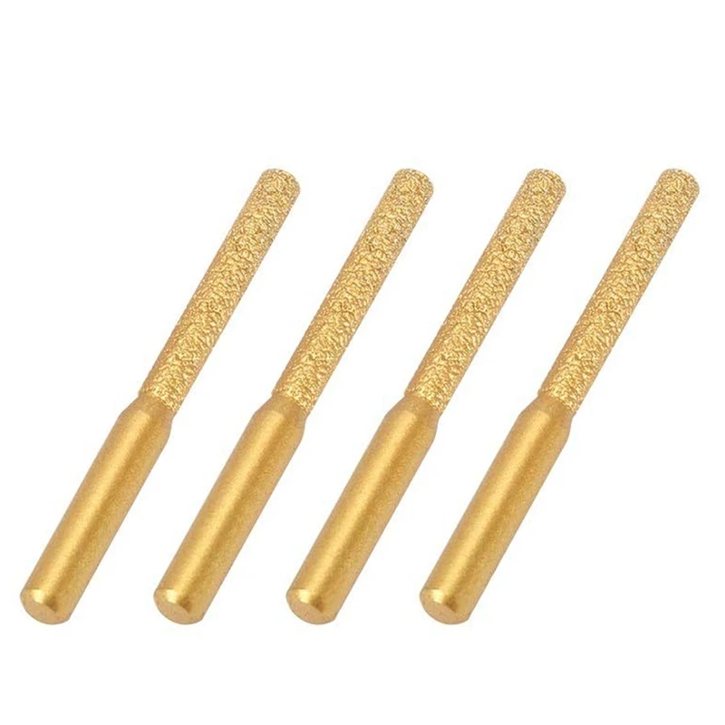 4Pcs Gold Diamond Vacuum Brazing Brazed Router Bit Rotary Drill Tool For Marble And Granite Edge Cutting 1/4Inch Shank
4Pcs Gold Diamond Vacuum Brazing Brazed Router Bit Rotary Drill Tool For Marble And Granite Edge Cutting 1/4Inch Shank