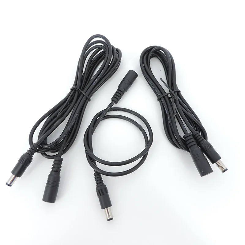 2pcs 1m/2m/3/5m DC male to female 5.5x2.1mm Power supply Cable connector Plug Extension Cord Adapter wire For LED strip light a
2pcs 1m/2m/3/5m DC male to female 5.5x2.1mm Power supply Cable connector Plug Extension Cord Adapter wire For LED strip light a