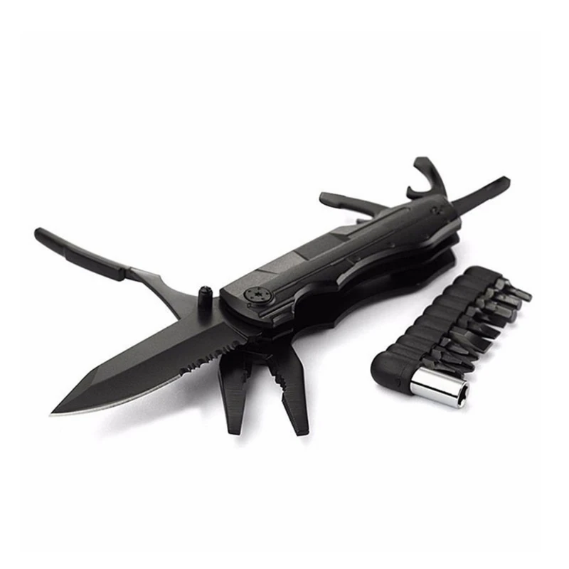 Outdoor Multitools Folding Pliers Knife Screwdriver Set Bits Stainless Steel Portable Survival Camping Plier Hand Tools Workpro
Outdoor Multitools Folding Pliers Knife Screwdriver Set Bits Stainless Steel Portable Survival Camping Plier Hand Tools Workpro