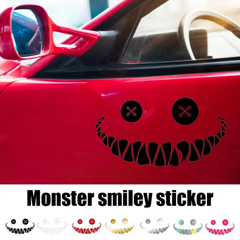 

Demon Smile Sticker Auto Body Styling Decoration Waterproof Creative Graphic Decal Car Sticker Funny For Cars Trucks Laptop