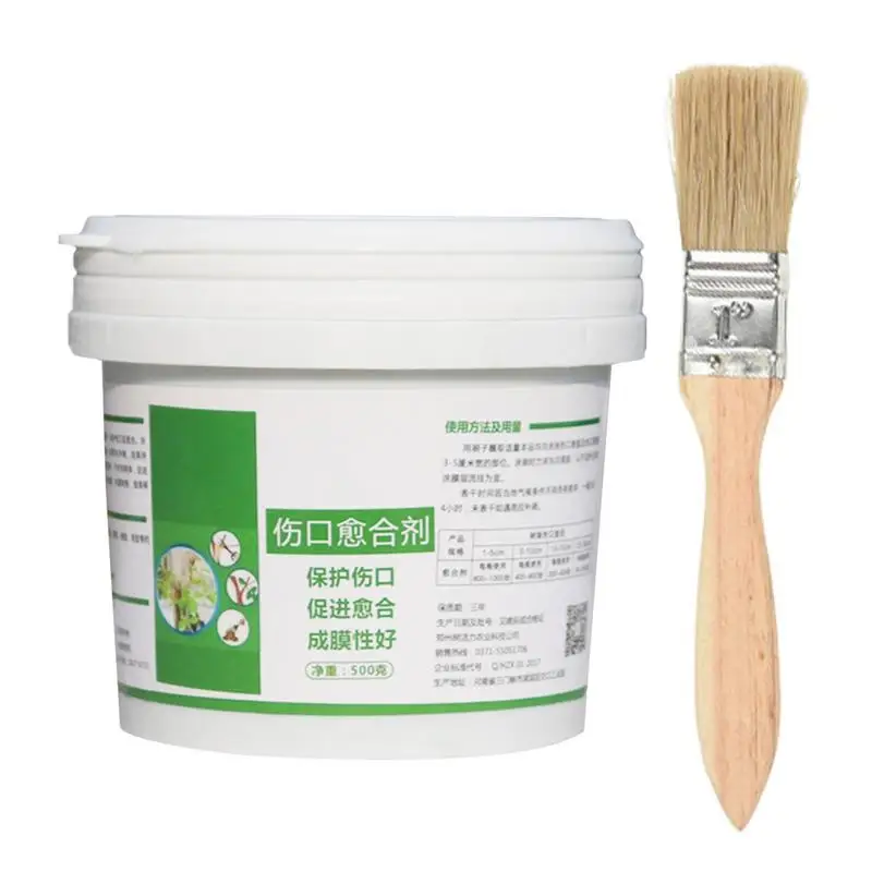 Tree Wound Sealer 500g Plant Wound Healing Agents With Brush Sealant Grafting Pruning Healer Tree Repair Ointment Agents
Tree Wound Sealer 500g Plant Wound Healing Agents With Brush Sealant Grafting Pruning Healer Tree Repair Ointment Agents