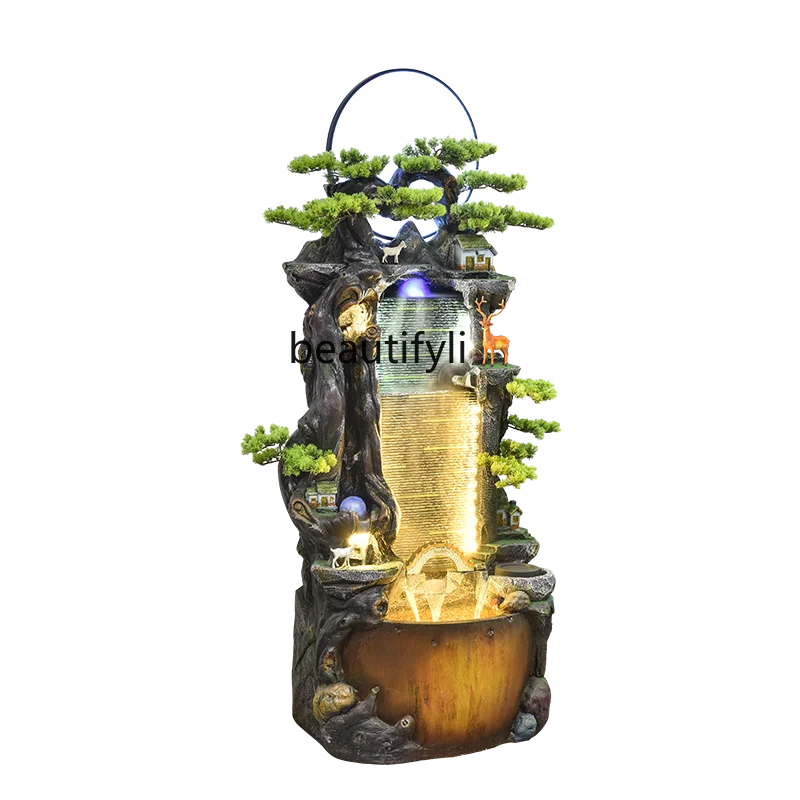 Chinese Style Artificial Mountain and Fountain Living Room Humidifier Landscape Lucky Gift Decoration
Chinese Style Artificial Mountain and Fountain Living Room Humidifier Landscape Lucky Gift Decoration