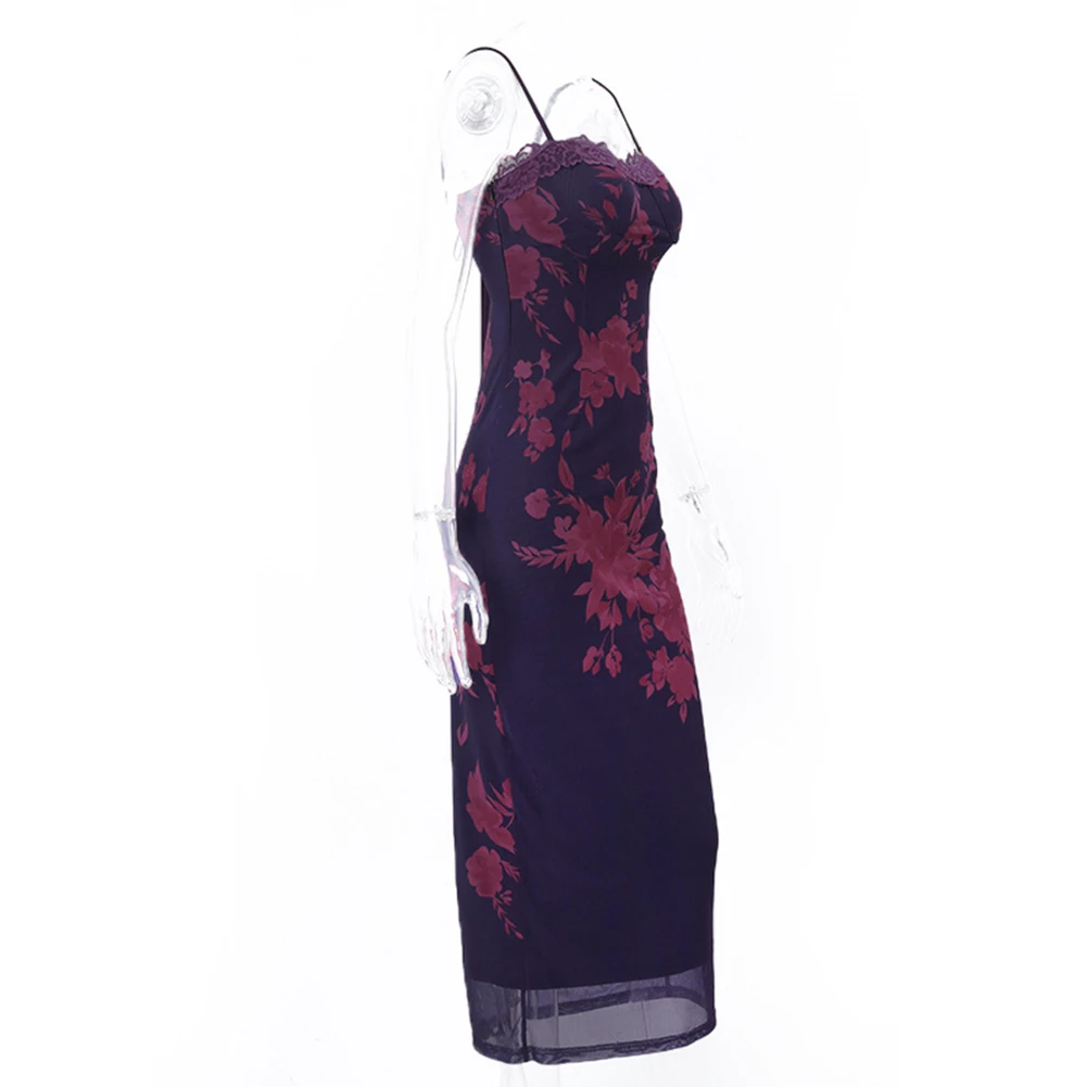 Sexy Floral Lace Camisole Dress Woman Cocktail Party Evening Dress Vintage Bodycon Long Dress Backless Lace-up Dress Vestidos
Sexy Floral Lace Camisole Dress Woman Cocktail Party Evening Dress Vintage Bodycon Long Dress Backless Lace-up Dress Vestidos