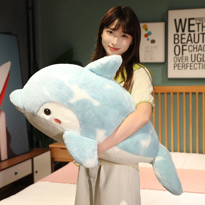 50cm Hot Sale Kawaii Soft Starry Sky Dolphin Plush Dolls Stuffed Animals Down Cotton Peluches Pillow Creative Kids Toys
50cm Hot Sale Kawaii Soft Starry Sky Dolphin Plush Dolls Stuffed Animals Down Cotton Peluches Pillow Creative Kids Toys