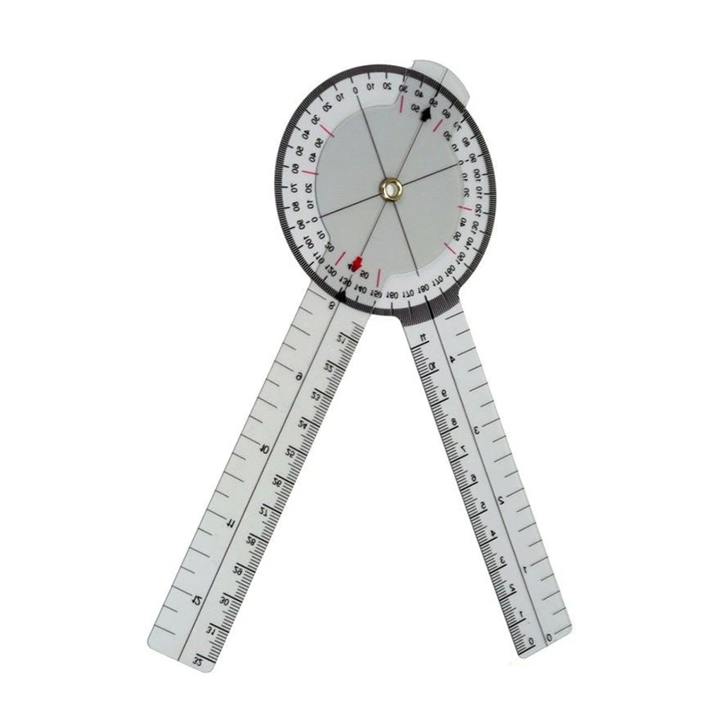 Goniometer Ruler 13inch 33cm for Orthopedic Joint Angle Measurement Fine 1 Degree Increments Transparent Plastic Construction
Goniometer Ruler 13inch 33cm for Orthopedic Joint Angle Measurement Fine 1 Degree Increments Transparent Plastic Construction