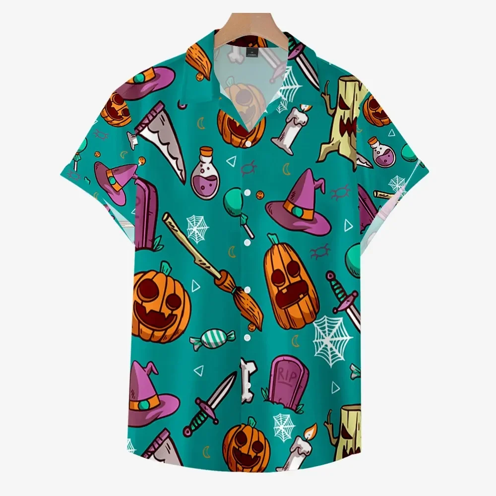 2023 Men's Summer Casual Short Sleeve Shirts Halloween Skull 3d Print Hip Hop Shirts Plus Size
2023 Men's Summer Casual Short Sleeve Shirts Halloween Skull 3d Print Hip Hop Shirts Plus Size