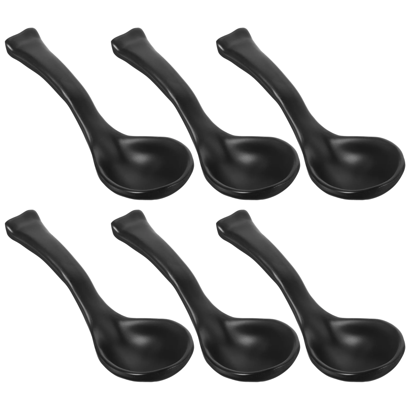 6pcs Melamine Spoon, Black Soup Spoons Ramen Noodle Soup Spoon for Home Restaurant Kitchen
6pcs Melamine Spoon, Black Soup Spoons Ramen Noodle Soup Spoon for Home Restaurant Kitchen