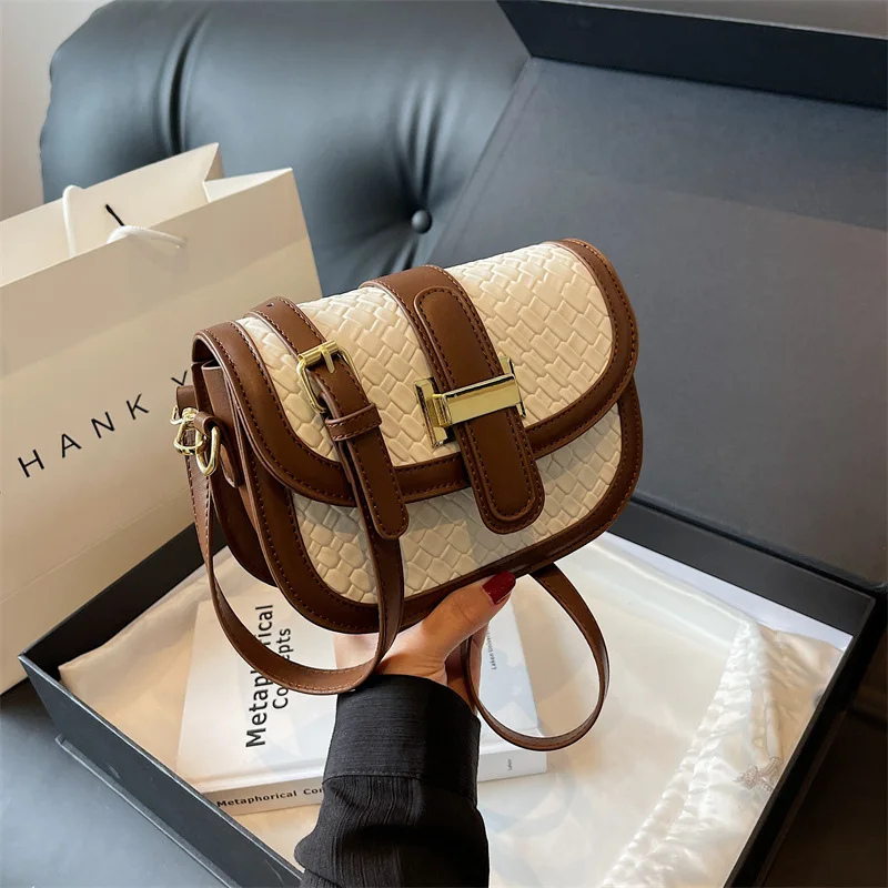 Retro Autumn Crossbody Bags For Women 2023 Korea Fashion Women'S Bag Contrast Color Shoulder Bag All-Match Messenger Saddle Bag
Retro Autumn Crossbody Bags For Women 2023 Korea Fashion Women'S Bag Contrast Color Shoulder Bag All-Match Messenger Saddle Bag