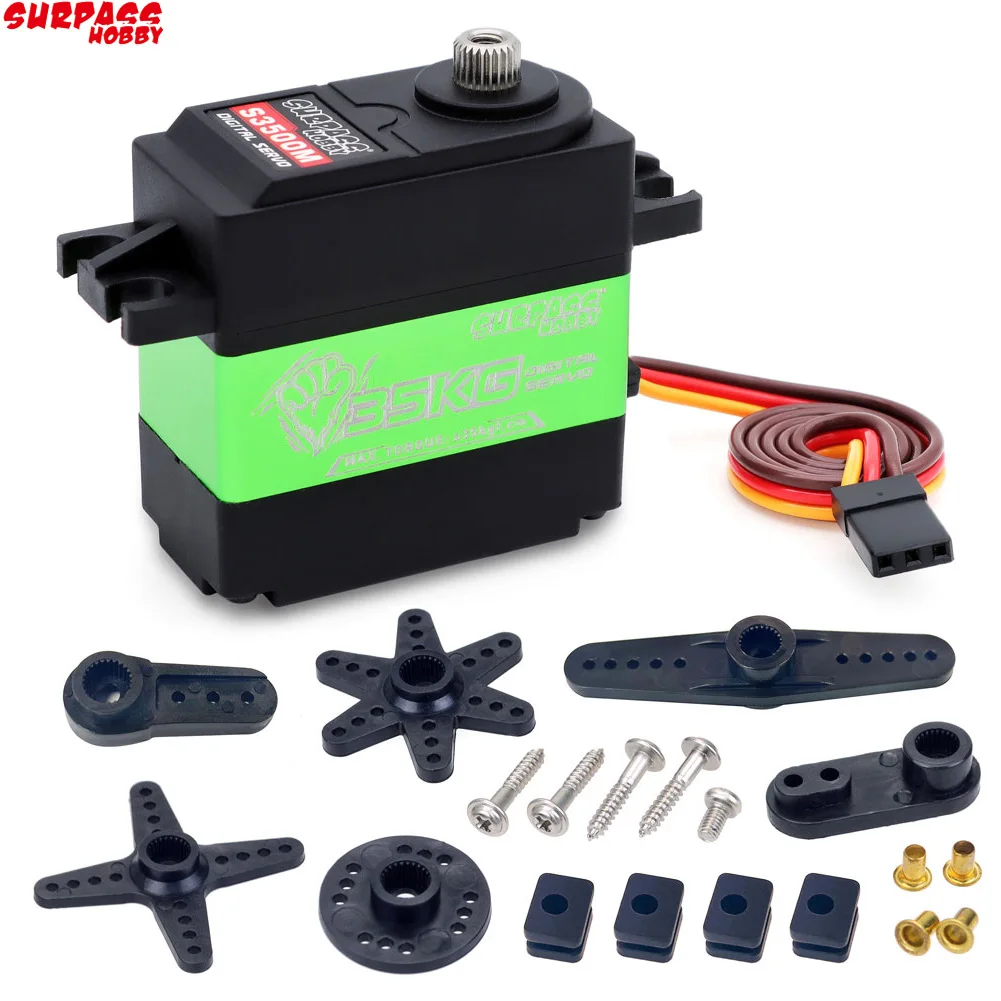 SURPASS HOBBY S3500MP S3500M Digital Servo 35KG Large Torque High Voltage Servos for RC Car Robot Airplane Fixed-wing
SURPASS HOBBY S3500MP S3500M Digital Servo 35KG Large Torque High Voltage Servos for RC Car Robot Airplane Fixed-wing