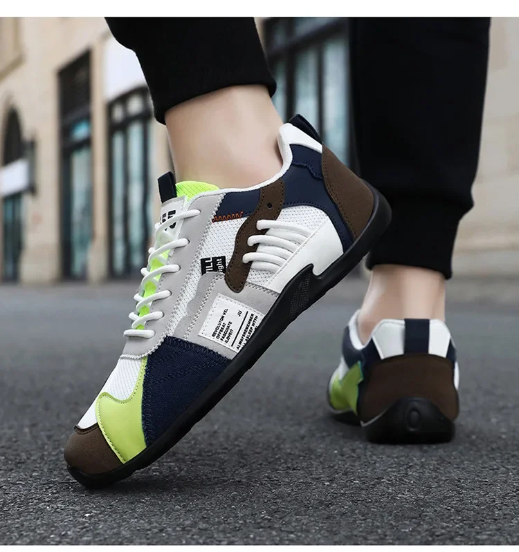 Low-Top Men's Casual Shoes Breathable Retro Sporty Style Summer New Fashion Trendy Bean Board Shoes Comfortable Rubber Sole Low-Top Men's Casual Shoes Breathable Retro Sporty Style Summer New Fashion Trendy Bean Board Shoes Comfortable Rubber Sole