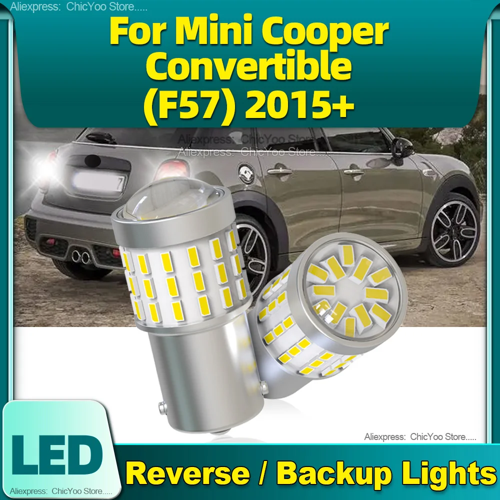 2Pcs Auto Lamp 12V LED Bulbs Car Reverse Lights 6000K 1156 P21W BA15S High Bright For Mini Cooper Convertible (F57) 2015+
2Pcs Auto Lamp 12V LED Bulbs Car Reverse Lights 6000K 1156 P21W BA15S High Bright For Mini Cooper Convertible (F57) 2015+