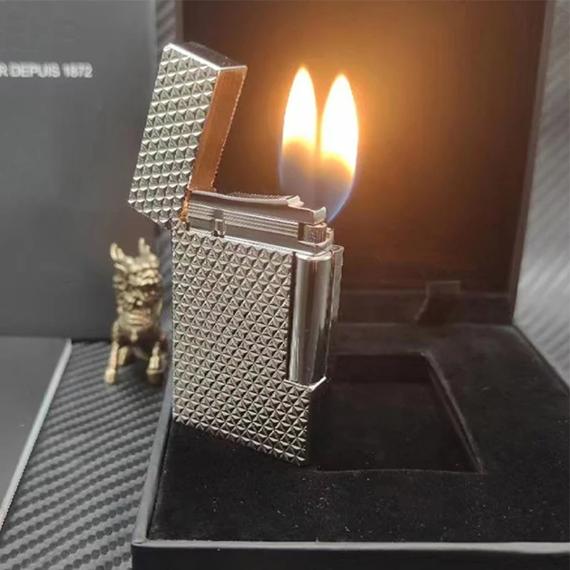 100% New vintage Lighter Bright Sound brass shell windproof gas lighter for cigarette cigar men's gift 019
100% New vintage Lighter Bright Sound brass shell windproof gas lighter for cigarette cigar men's gift 019