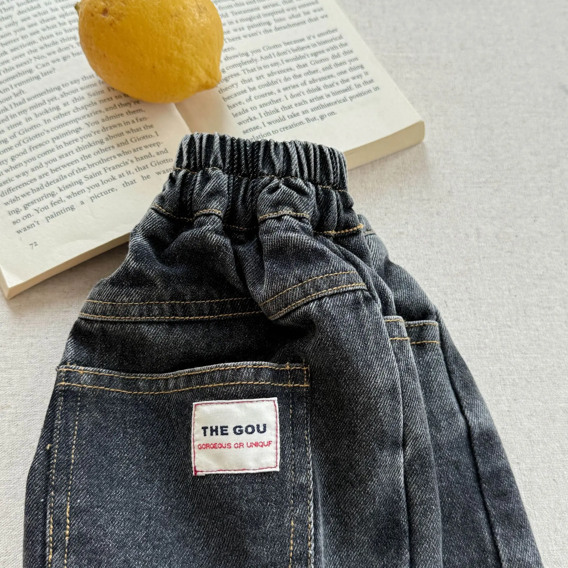 2025 Summer New Girls Denim Shorts Children Casual Pants Loose Boys Jeans Solid Color Baby Shorts Kids Clothes 33 S3d5b264cf6514adabcf4cb7daa3bb71eV