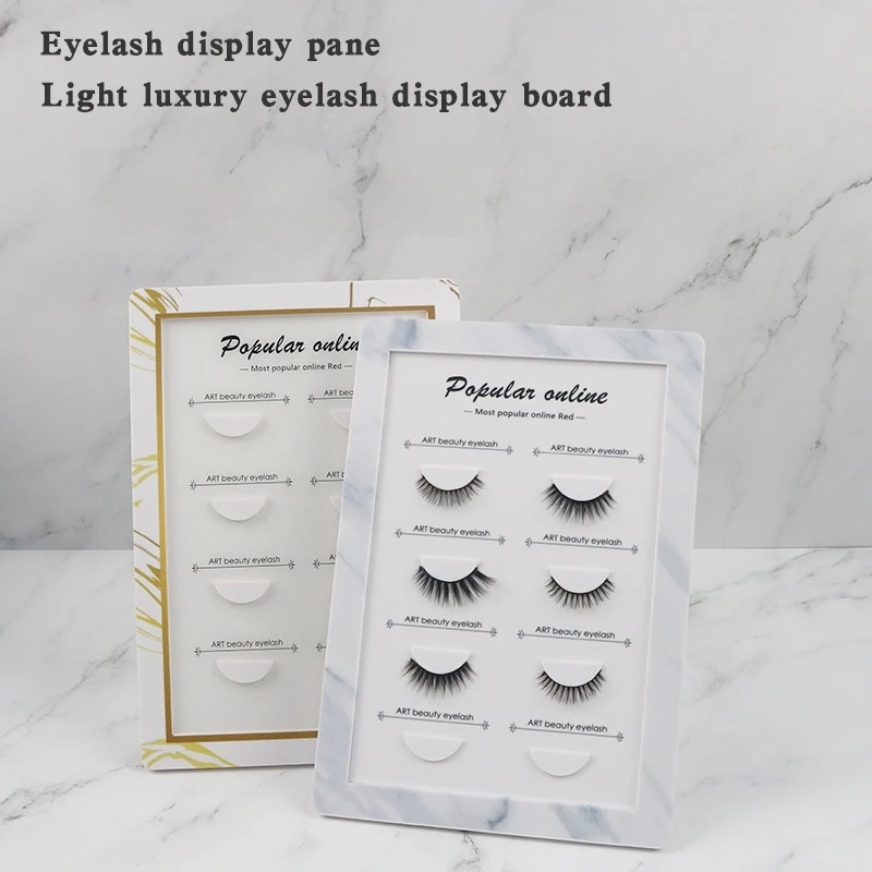 False Eyelash Display Board Lash Holder For Eyelash Extension Fake Eyelash Display Rack Eyelashes Try on Effect Exhibit Tools
False Eyelash Display Board Lash Holder For Eyelash Extension Fake Eyelash Display Rack Eyelashes Try on Effect Exhibit Tools