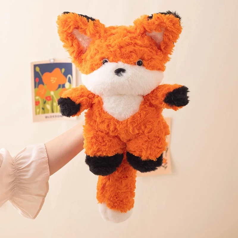 

40cm Cartoon Soft Fluffy Fox Plush Toy Cute Animal Fox Stuffed Doll PillowGirls Lover Valentine's Girls Gifts Kawaii Room Decor