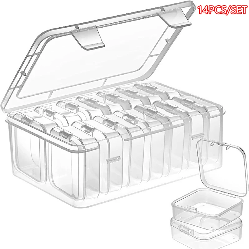 1pc Plastic Clear Storage Box Organizer Small Storage Case Containers Toy Ring Jewelry Organizer Makeup Case Craft Container
1pc Plastic Clear Storage Box Organizer Small Storage Case Containers Toy Ring Jewelry Organizer Makeup Case Craft Container
