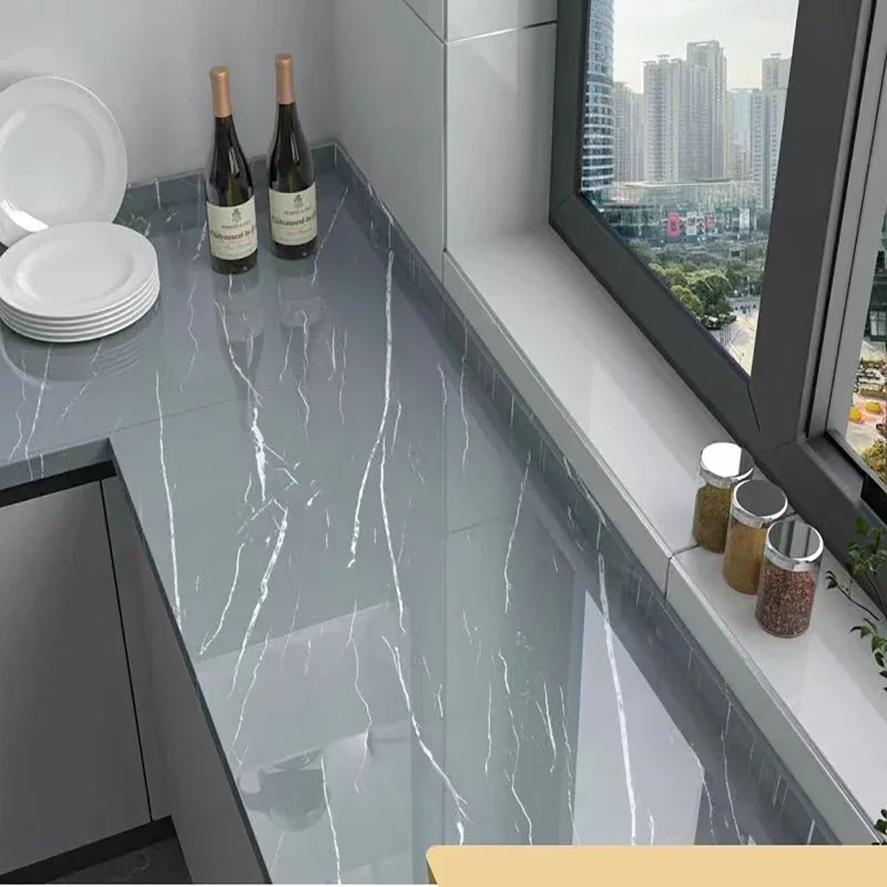 Wallpaper Stickers in Rolls for Kitchen 6M Waterproof Marble Contact Paper for Bathroom Wall PET Self Adhesive Foil Oil Proof 
Wallpaper Stickers in Rolls for Kitchen 6M Waterproof Marble Contact Paper for Bathroom Wall PET Self Adhesive Foil Oil Proof