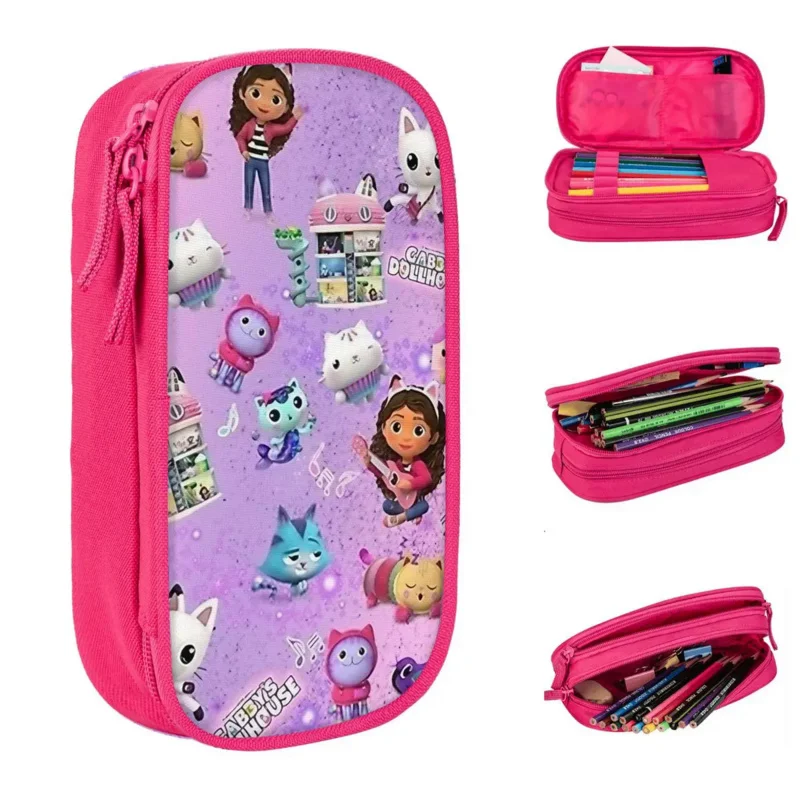 Gabby Dollhous Pencil Cases Cartoon Pencilcases Pen for Girl Boy Large Storage Bags Students School Gift Stationery
Gabby Dollhous Pencil Cases Cartoon Pencilcases Pen for Girl Boy Large Storage Bags Students School Gift Stationery