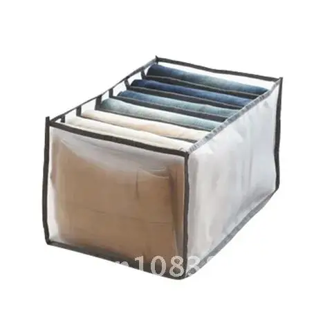 Large-Capacity 7-Compartment Foldable Clothing Storage Box For Storing 3PCS Jeans And T-Shirts
Large-Capacity 7-Compartment Foldable Clothing Storage Box For Storing 3PCS Jeans And T-Shirts