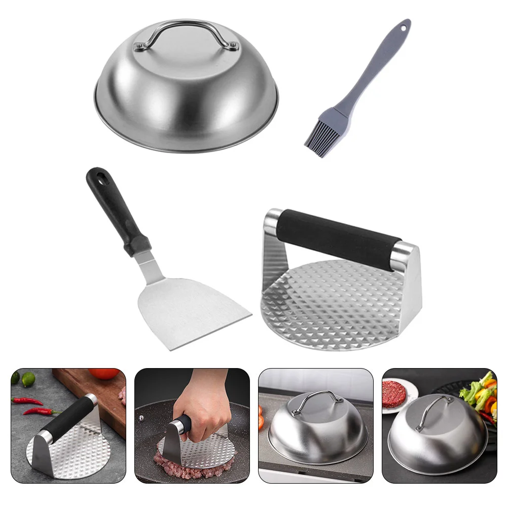 Handle Burger Patty Press Burger Press Tool Metal Burger Shovel Metal Meat Press for Cooking
Handle Burger Patty Press Burger Press Tool Metal Burger Shovel Metal Meat Press for Cooking