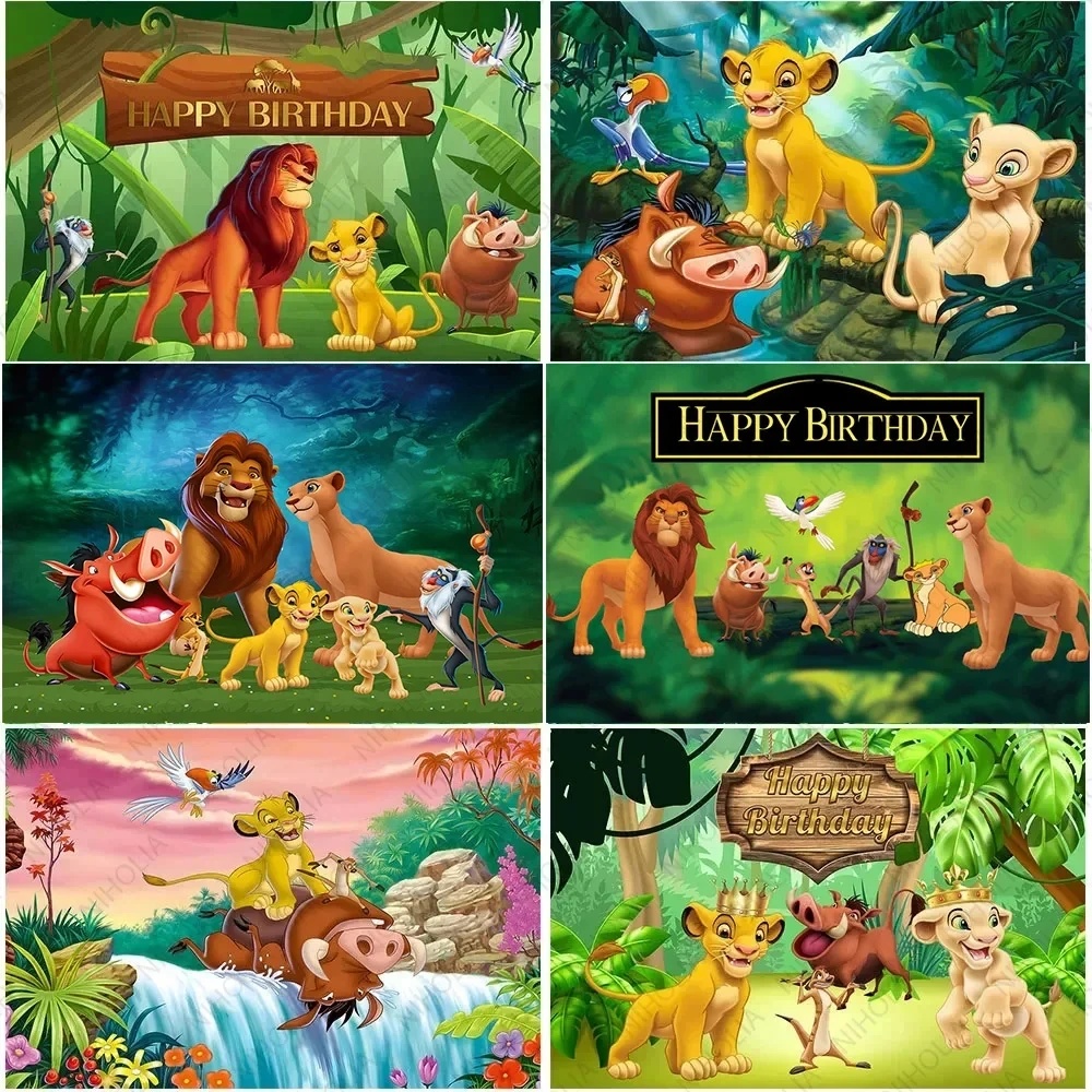 The Lion King Backdrop Boy Birthday Party Decoration 1 Year Tropical Jungle Simba Background Baby Shower Photo Studio Banner
The Lion King Backdrop Boy Birthday Party Decoration 1 Year Tropical Jungle Simba Background Baby Shower Photo Studio Banner