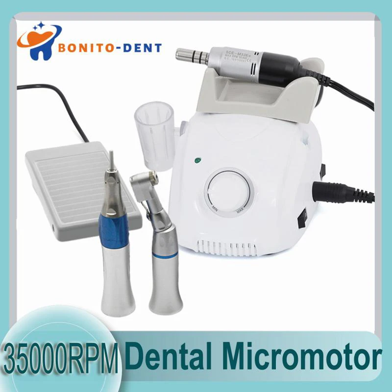 

Dental Equipment Laboratory Marathon Micromotor Portable Teeth Polishing Machine With 35000RPM Polishing High Speed Handpiece