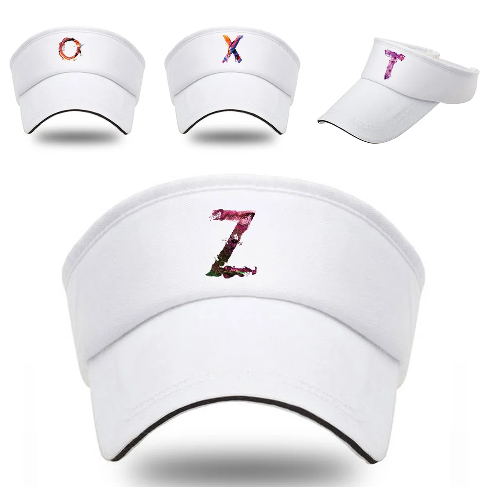 Tennis Breathable Hats Adjustable Visor UV Protection Top Empty Solid Sports Golf Running Sunscreen Cap Paint Letter Name Series
Tennis Breathable Hats Adjustable Visor UV Protection Top Empty Solid Sports Golf Running Sunscreen Cap Paint Letter Name Series