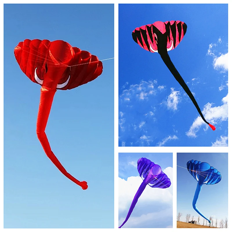 

free shipping elephant kites giant soft kite flying for kids kites professional wind kites Parachute line surfing kite Big kite