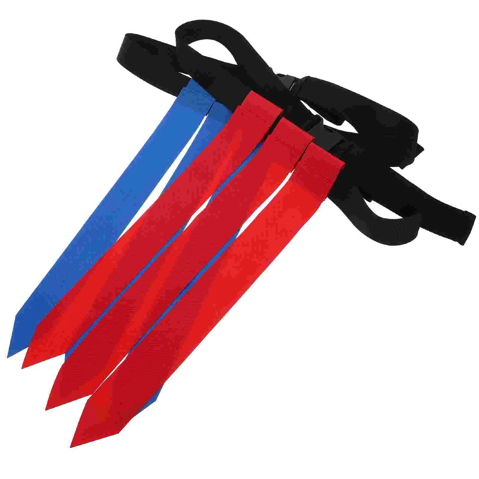 

2Pcs Teens Football Flag Belts Colored Rugby Waist Flags Football Waist Flags Sports Favors