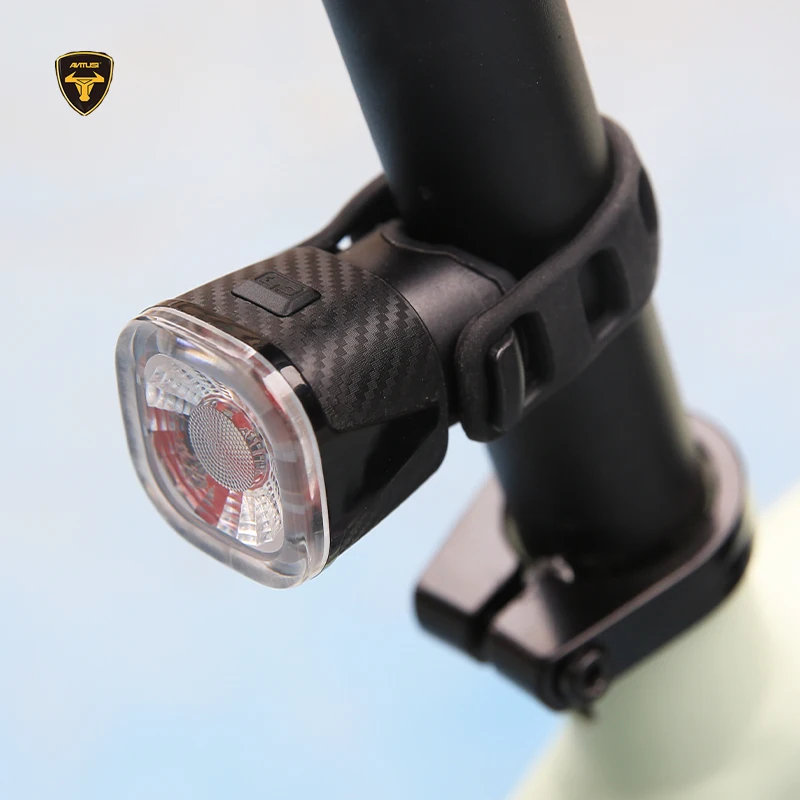 

ANTUSI 7 Color Bicycle Smart Rear Light MTB Road Bike Auto Brake Sensing Taillight IPx6 Waterproof USB Charge LED Safety Lamp